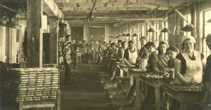 working in sardine factory Eastport